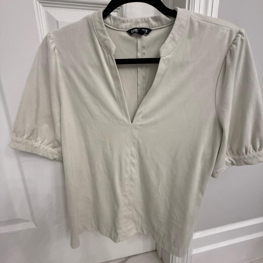 Steve Madden Women's Cream Blouse